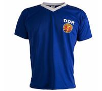 Deutsche Demokratische Est Germania DDR 1970's Rétro Calcio Maglia Uomo Top