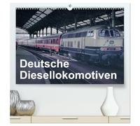 Deutsche Diesellokomotiven (hochwertiger Premium Wandkalender 2026 DIN A2 quer), Kunstdruck in Hochglanz: Klassiker der Deutschen Diesellokomotiven aus Ost und West