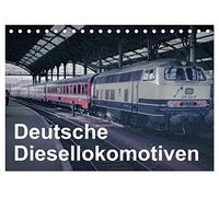 Deutsche Diesellokomotiven (Tischkalender 2026 DIN A5 quer), CALVENDO Monatskalender: Klassiker der Deutschen Diesellokomotiven aus Ost und West