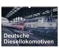 Deutsche Diesellokomotiven (Wandkalender 2026 DIN A3 quer), CALVENDO Monatskalender: Klassiker der Deutschen Diesellokomotiven aus Ost und West