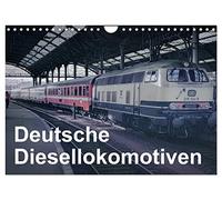 Deutsche Diesellokomotiven (Wandkalender 2026 DIN A4 quer), CALVENDO Monatskalender: Klassiker der Deutschen Diesellokomotiven aus Ost und West