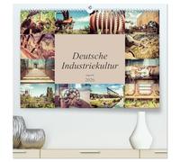 Deutsche Industriekultur (hochwertiger Premium Wandkalender 2026 DIN A2 quer), Kunstdruck in Hochglanz: Industrie vergangener Tage und Natur miteinander vereint