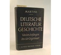 Deutsche Literaturgeschichte. Von den Anfängen bis zur Gegenwart