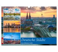 Deutsche Städte im schönsten Licht (Wandkalender 2027 DIN A3 quer), CALVENDO Monatskalender: Ein Kalender, der die Magie urbaner Schönheit einfängt