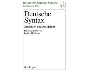 Deutsche Syntax (Copertina rigida) Jahrbuch Des Instituts Für Deutsche Sprache