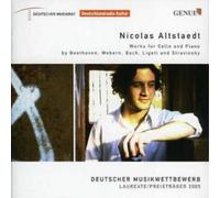 Deutscher Musikwettbewerb Works for Cello and Piano (Altstaedt, Piemonsti) (CD)