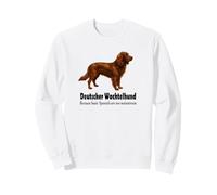 Deutscher Wachtelhund Dog Bold Humor e Spaniel Sass Felpa