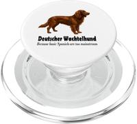 Deutscher Wachtelhund Dog Bold Humor e Spaniel Sass PopSockets PopGrip per MagSafe