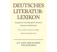 Deutsches Literatur-Lexikon, Band 18, Siff - Spoerri (Copertina rigida)