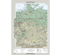 Deutschland. Carta murale geografica. Scala 1 : 800 000 - Schulte-Peevers Andrea