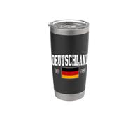 Deutschland Germania Radici tedesche Bicchiere termico in acciaio inox doppia parete