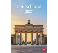 Deutschland Kalender 2027: Die schönsten Aussichten Deutschlands in einem Kalender mit viel Platz für Eintragungen. Hochwertiger Fotokalender mit Monatskalendarium.