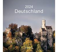 Deutschland - KUNTH Broschurkalender 2024: Charmanter Wandkalender, aufgeklappt 30 x 60 cm, mit farbenprächtigen Fotografien und Monatskalendarium für Notizen