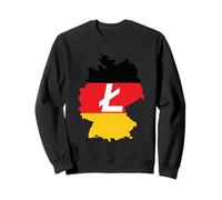 Deutschland Litecoin German Flag Cryptocurrency Litecoin Ltc Felpa