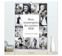 Deux mannequins des années 1950 - Les jumelles Thea et Helga (Calendrier mural 2026 DIN A2 horizontal) calendrier de bureau: La mode dans le Berlin de l'après-guerre