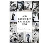 Deux mannequins des années 1950 - Les jumelles Thea et Helga (Calendrier mural 2026 DIN A2 horizontal), CALVENDO calendrier mensuel: La mode dans le Berlin de l'après-guerre