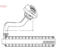 DEV09020 DENSO Evaporatore, Climatizzatore per ABARTH,ALFA ROMEO,FIAT,OPEL