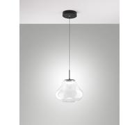 DEVA SOSPENSIONE 1 LUCE TRASPARENTE A LED CCT 2700K - 3000K - 4000K- 14W - 1510 lm DIMMERABILE