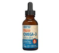 Deva Vegan Vitamins Omega-3 Vegano Liquido DHA-EPA Gusto Limone 2 OZ