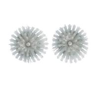 DevaCur Soap Dispensing Palm Brush Refills, 2-Pack OXO Steel-Ricariche per Dispenser di Sapone a Forma di Palma, Confezione da 2, in Acciaio Inox 18/8, Bianco