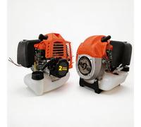 DEVALLEY Motore a benzina a 2 tempi da 1,2 HP, mini motore a benzina Prtable da 43 cc, 6500 giri/min, serbatoio carburante da 0,37 galloni motore monocilindrico per tosaerba agricoli, mini bici