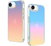 DEVASO Cover per iPhone 16e, Antiurto Custodia Sottile Silicone TPU Case, Iridescente Traslucida Smerigliato Traslucido Anti-Impronte Custodia Traslucida per donne, ragazze