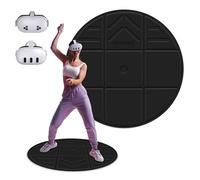 DEVASO Tappetino pieghevole VR per Meta Quest 3S, tappetino rotondo anti fatica, antiscivolo e confortevole, accessori di gioco di alta qualità per PSVR2, Oculus Quest 3/2/Pro e altro