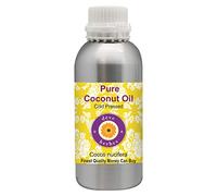 dève herbes Olio di cocco puro di (Cocos nucifera) 100% naturale grado terapeutico pressato a freddo 630ml (21.3 oz)