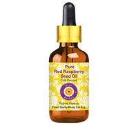 Deve Herbes Olio di semi di lampone rosso puro naturale (Rubus idaeus) con contagocce in vetro, spremuto a freddo, 50 ml (1,69 oz)