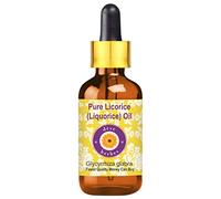 Deve Herbes puro Olio di liquirizia (Glycyrrhiza glabra) con contagocce di vetro qualità terapeutica naturale 5ml (0.16 oz)