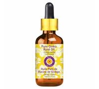 Deve Herbes puro Olio di radice di ginkgo (Ginkgo Biloba) con contagocce di vetro spremuto a freddo 30ml (1 oz)