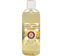 Deve Herbes Rosmarino Lavanda Tea Tree e Olio di Mandorle, Antica Ricetta per il Massaggio Sano dei Capelli e del Cuoio Capelluto Puro e Naturale 200ml (6.76oz)