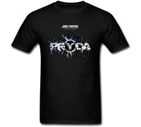 DEVELL Men's Eric Prydz Presents Pryda Album Logo T Shirt Black L