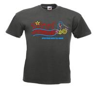 DEVELL Titty Twister from Dusk Till Dawn Vampire Horror Movie T Shirt Classic Breathable T Shirt Casual Round Neck Easy Tee Comfortable Tees Grey M