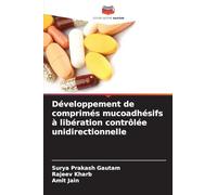Développement de comprimés mucoadhésifs à libération contrôlée unidirectionnelle