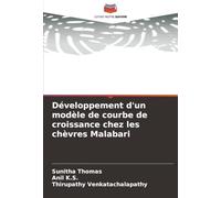 Développement d'un modèle de courbe de croissance chez les chèvres Malabari