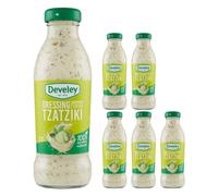 Devely Dressing Tzatziki 6 Bottigliette di Vetro da 230 ml