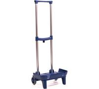 Devesa Carrello per Zaini Scolastici - Leggero, Pieghevole e Robusto, con Base Protettiva e Vassoio Ampio, Ruote Silenziose e Design Ergonomico per Prevenire il Mal di Schiena - D203 (Blu)