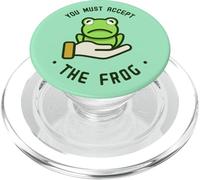 Devi accettare il meme della rana You Must Accept the Frog PopSockets PopGrip per MagSafe