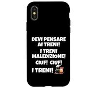 Devi pensare ai treni. Maledizione! Ciuf! ciuf! I Treni Custodia per iPhone X/XS