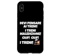 Devi pensare ai treni. Maledizione! Ciuf! ciuf! I Treni Custodia per iPhone XS Max