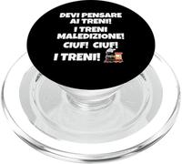 Devi pensare ai treni. Maledizione! Ciuf! ciuf! I Treni PopSockets PopGrip per MagSafe