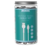 DEVIA CONFEZIONE IN BARATTOLO 30 CAVI BULK LIGHTNING APPLE 5V 2.1A BIANCHI**PUOI PAGARE ANCHE ALLA CONSEGNA!!!**