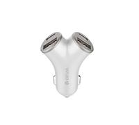 Devia caricatore auto 4 porte USB ricarica veloce compatibile smartphone Grigio