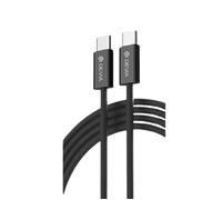 DEVIA CAVO INTRECCIATO FAST SERIE SMART DA TYPE-C A TYPE-C PD 60W 1MT NERO (DECCC60154B)**PUOI PAGARE ANCHE ALLA CONSEGNA!!!**