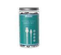 DEVIA CONFEZIONE IN BARATTOLO 30 CAVI BULK LIGHTNING APPLE 5V 2.1A BIANCHI**PUOI PAGARE ANCHE ALLA CONSEGNA!!!**