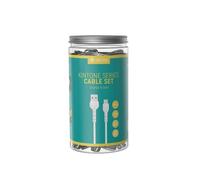 DEVIA CONFEZIONE IN BARATTOLO 30 CAVI BULK V2 USB TYPE-C 5V 2.1A BIANCHI (DECBOXC310)**PUOI PAGARE ANCHE ALLA CONSEGNA!!!**
