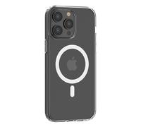 Devia Custodia antiurto magnetica trasparente per iPhone 14 Pro (6,1 pollici) - Trasparente