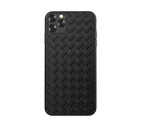 Devia Wovennew6.5-Bk Custodia morbida per iPhone 11 Pro Max con motivo intrecciato nero - (confezione da 1)