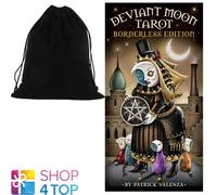 DEVIANT MOON Mazzo Tarot Borderless US GAMES Con Sacchetto In Velluto Nuovo